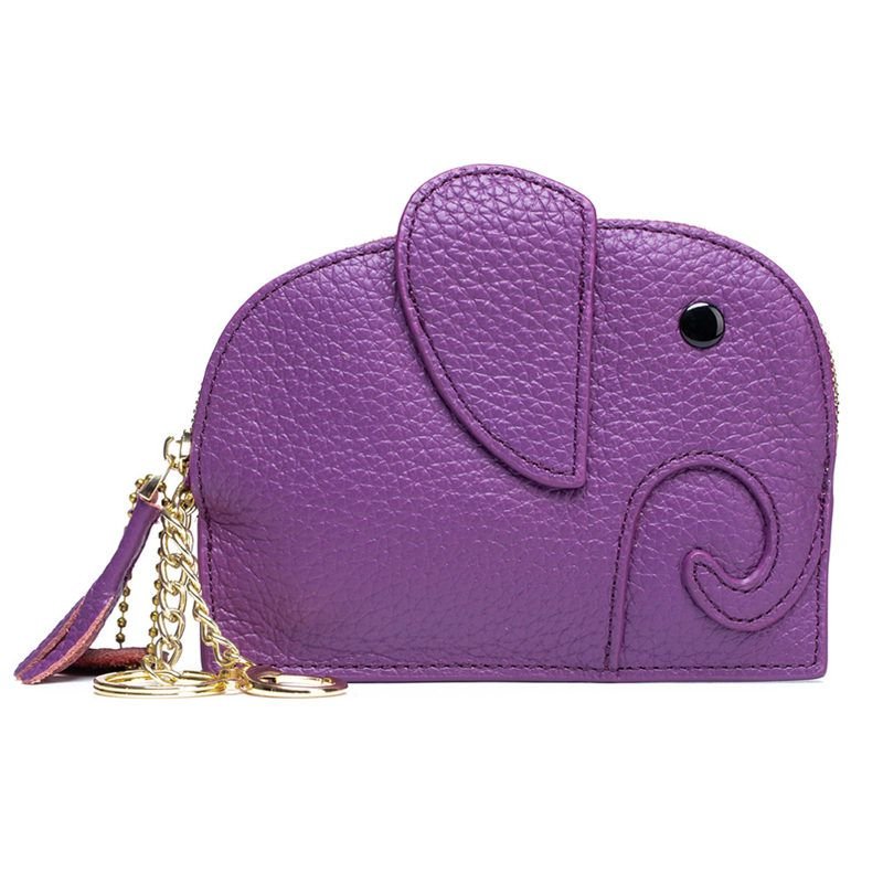 Elephant-shaped Cute Leather Coin Wallet