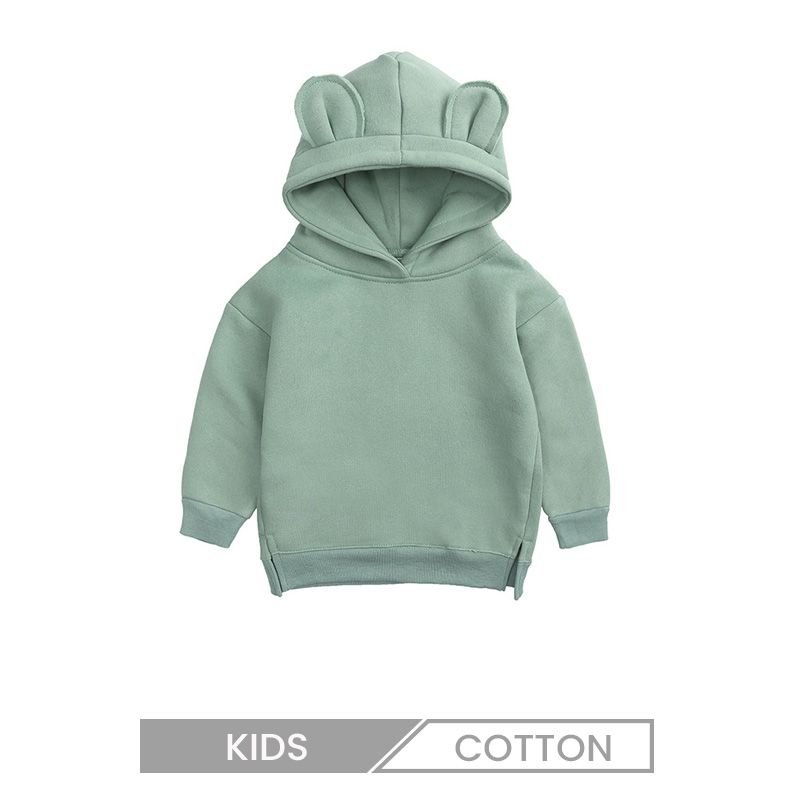 Kids Toddler Baby Infant Girls Boys Fleece Pullovers Hoodies Custom