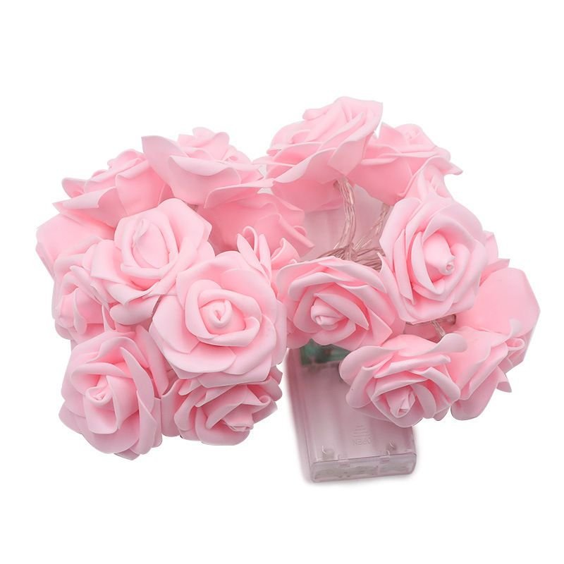 Led Simulation Luminous Rose Light String Flower Eternal Proposal Valentine'S Day Birthday Indoor Atmosphere Layout