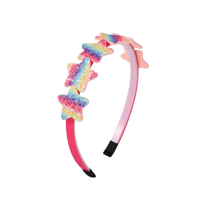 Kids Girls Cute Sweet Star Heart Sequins Hair Band