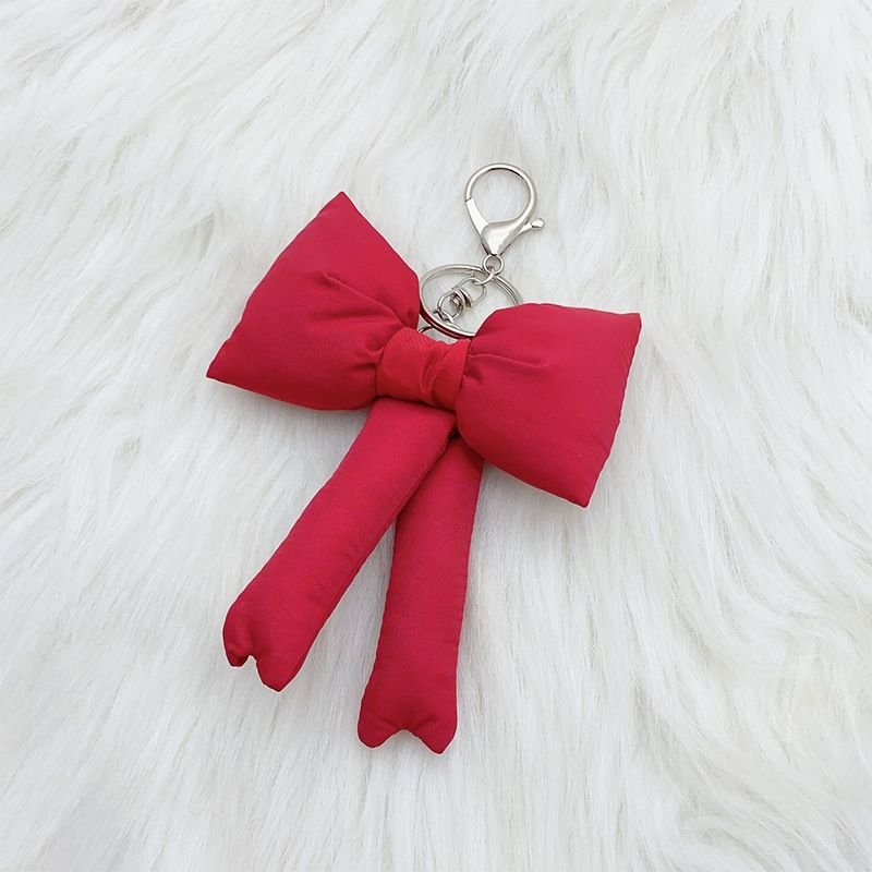 Women Simple Cute Bow Key Chain Pendant