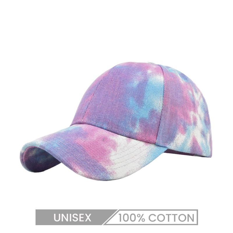 Unisex Fashion Tie-Dye Print Custom Baseball Cap