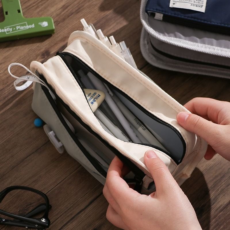 Simple Student Stationery Large Capacity Pencil Bag