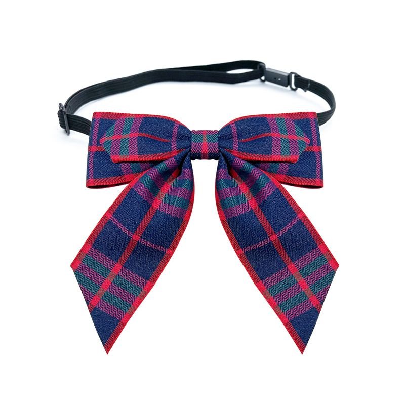 Men'S And Women'S Casual Fashion Plaid Stripe Jk Uniform Bow Tie