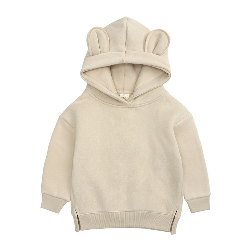 Kids Toddler Baby Infant Girls Boys Fleece Pullovers Hoodies Custom