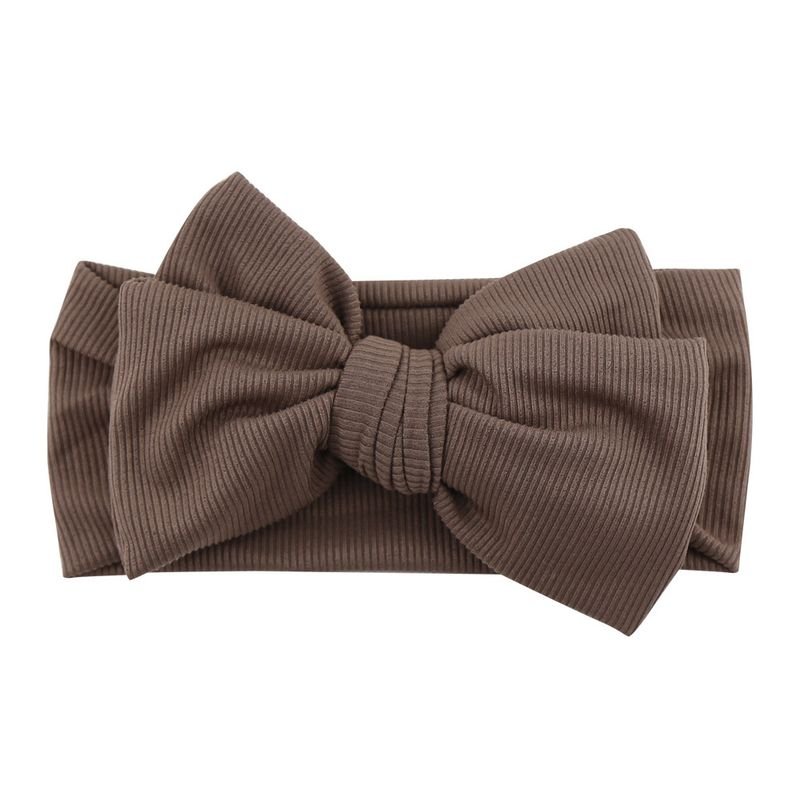 Kids Girls Cute Sweet Solid Color Bow Headwear