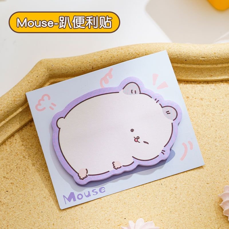 Cartoon Cute Piggy Kitten Notes Post-It Notes