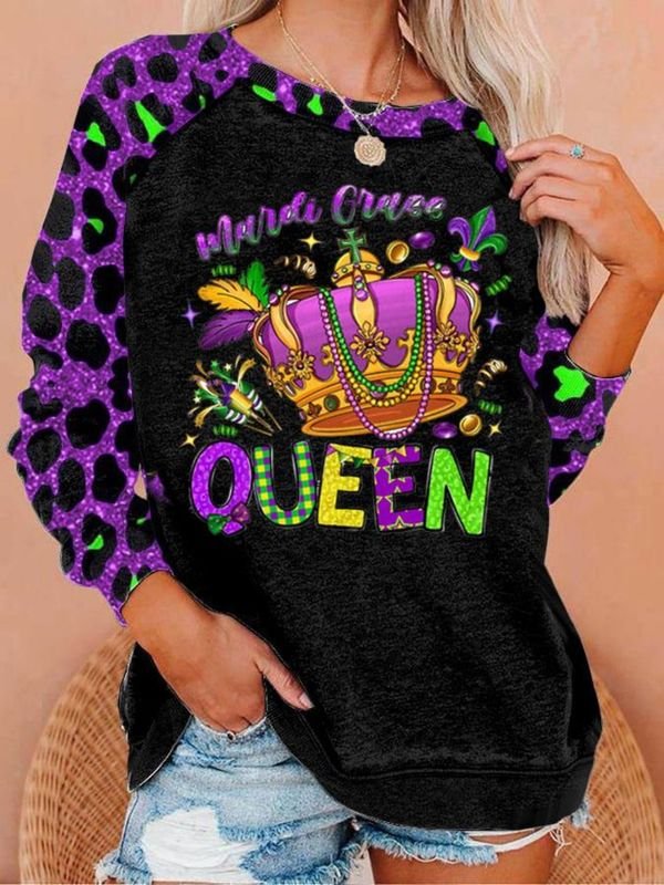 Mardi Gras Carnival Crewneck Sweatshirt