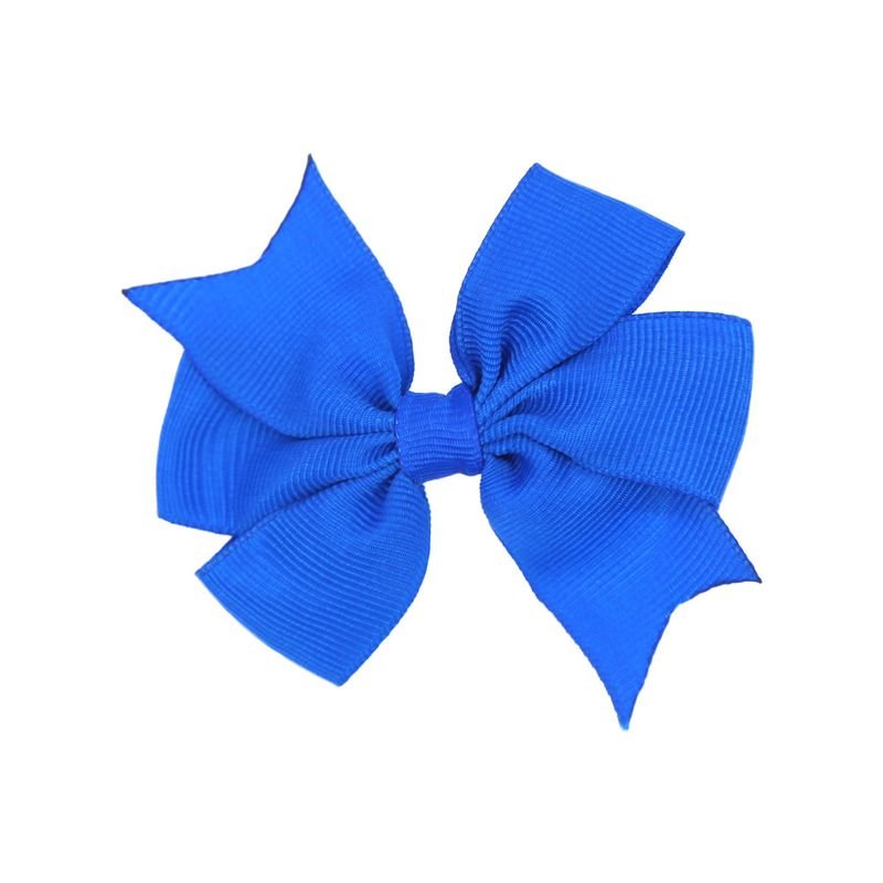 Kids Girls Cute Sweet Solid Color Bow Hair Clip