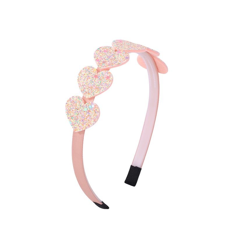 Kids Girls Cute Sweet Star Heart Sequins Hair Band