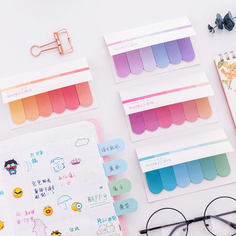 Creative Gradient Color Sticky Notes