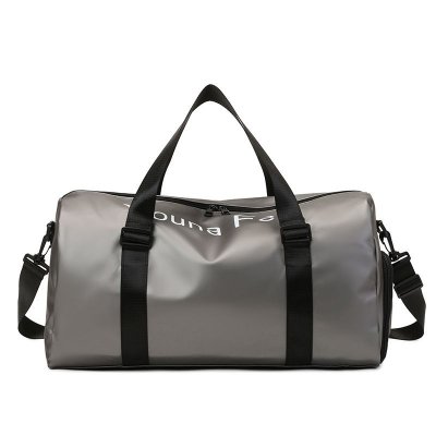 Men Leisure Sports Alphabet Large Capacity PU Duffle Bag