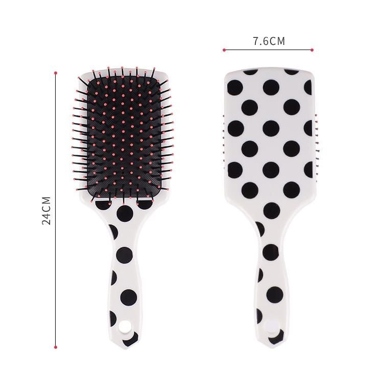 Girl Polka Dot Air Bag Massage Hair Comb