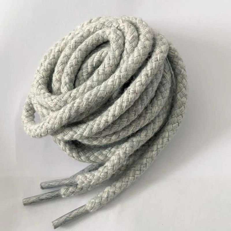 Simple Fashion Cashew Flower Woven Rough Hemp Rope Shoelaces