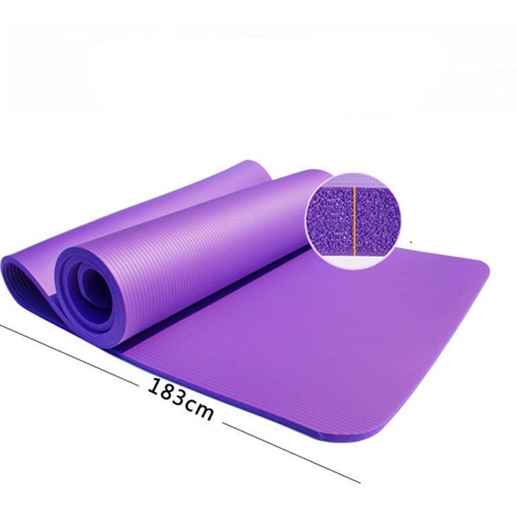 Household Non-Slip Thickened Exercise Fitness NBR Yoga Mat