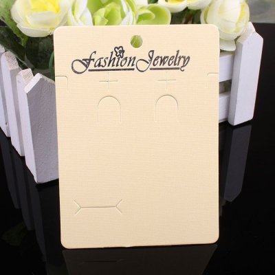 100Pcs Jewelry Packaging Card