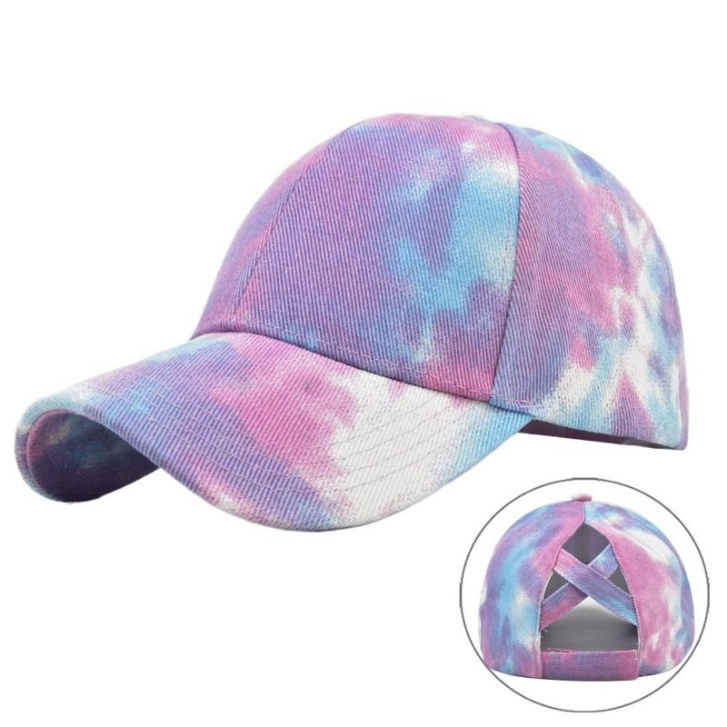 Unisex Fashion Tie-Dye Print Custom Baseball Cap