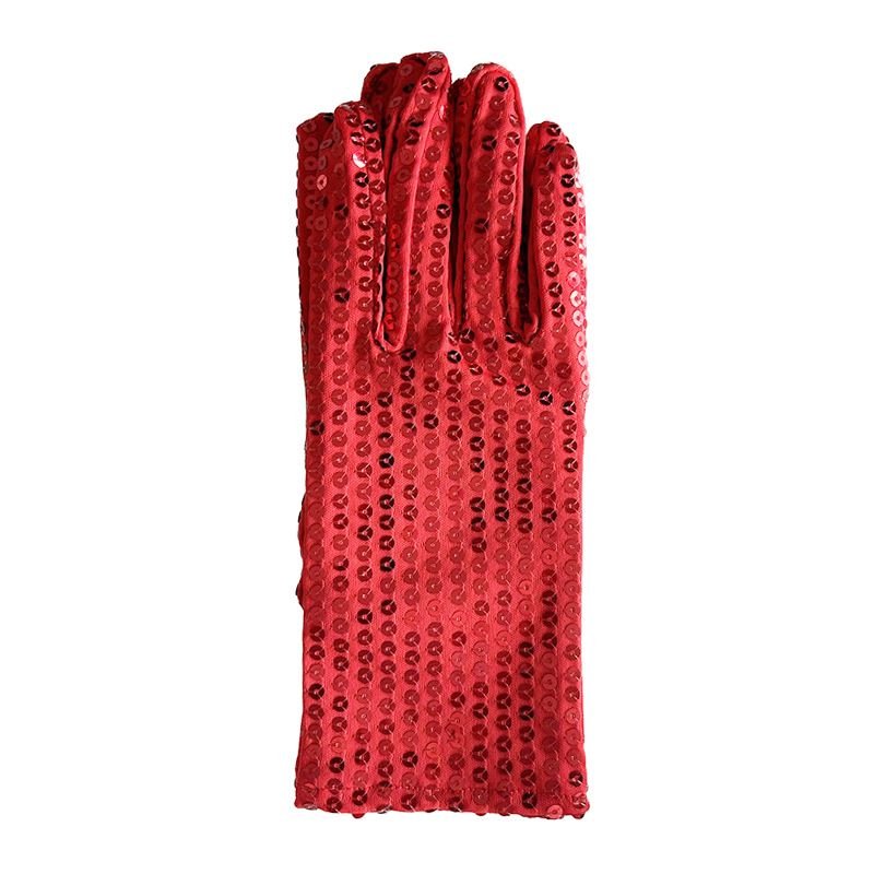 Women Fashion Stage Performance Sequin Gloves