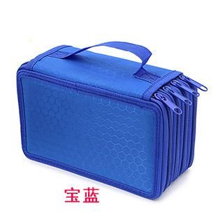 Simple Creative Large Capacity Square Four Layer Pencil Bag