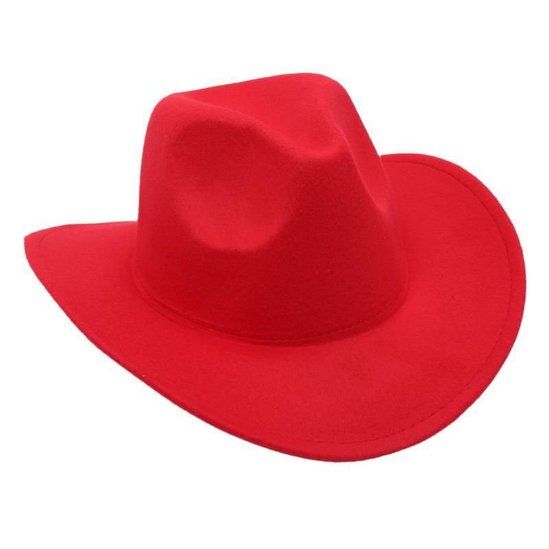 Simple Kids Children'S Cowboy Performance Jazz Hat Custom