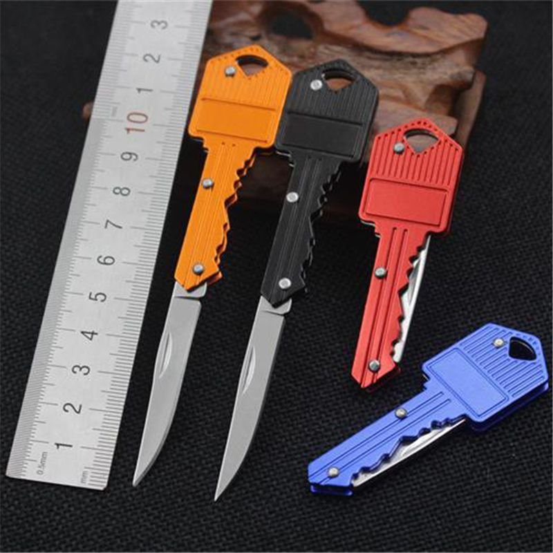 Outdoors Multifunction EDC Key Shape Knife