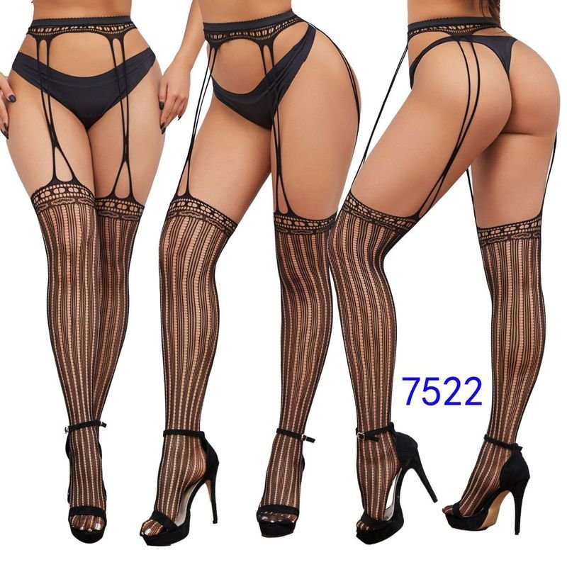 Women Fashion Sexy Sling Fishnet Jacquard Pantyhose