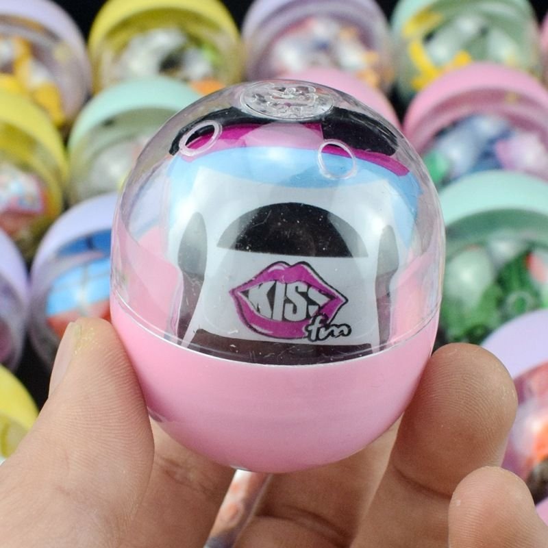 Cartoon Transparent Macaron Gashapon Ball Children Toy