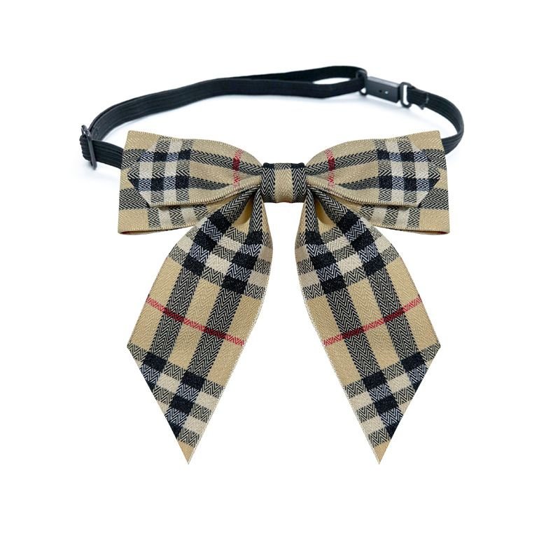 Men'S And Women'S Casual Fashion Plaid Stripe Jk Uniform Bow Tie