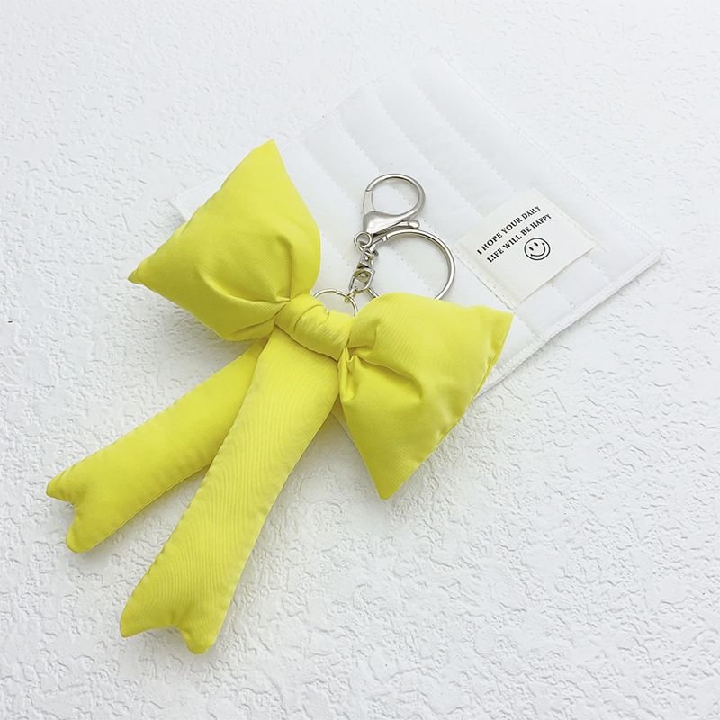 Women Simple Cute Bow Key Chain Pendant