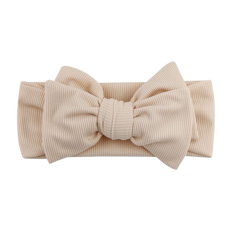 Kids Girls Cute Sweet Solid Color Bow Headwear