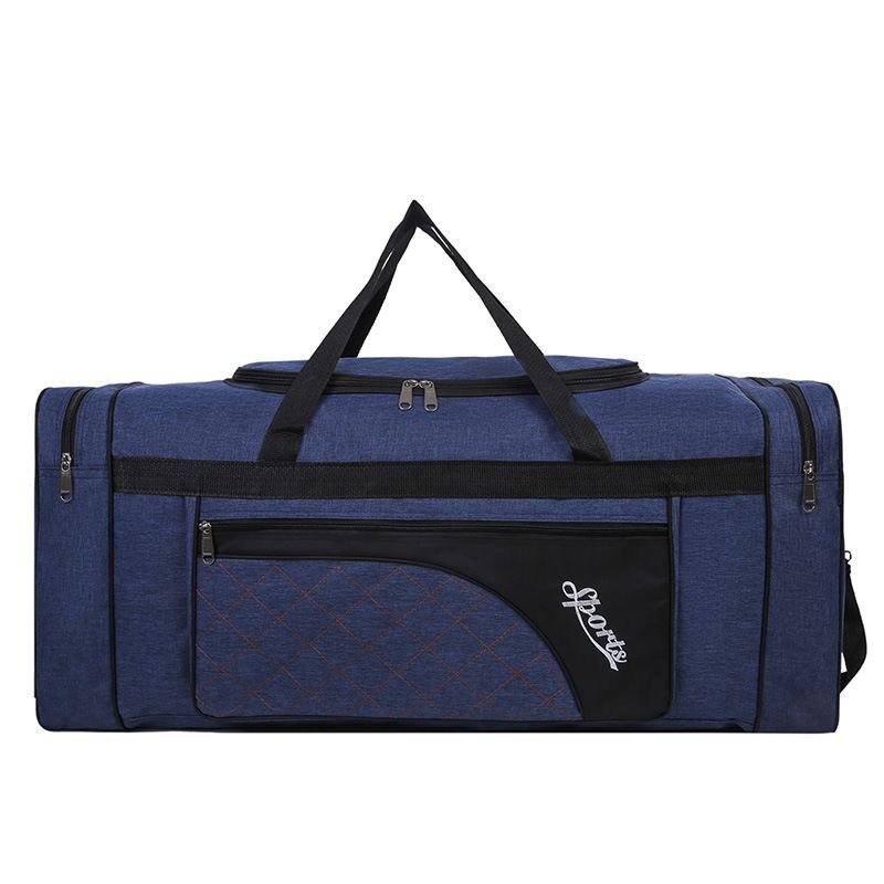 Men Leisure Sports Basic Alphabet Oxford Duffle Bag