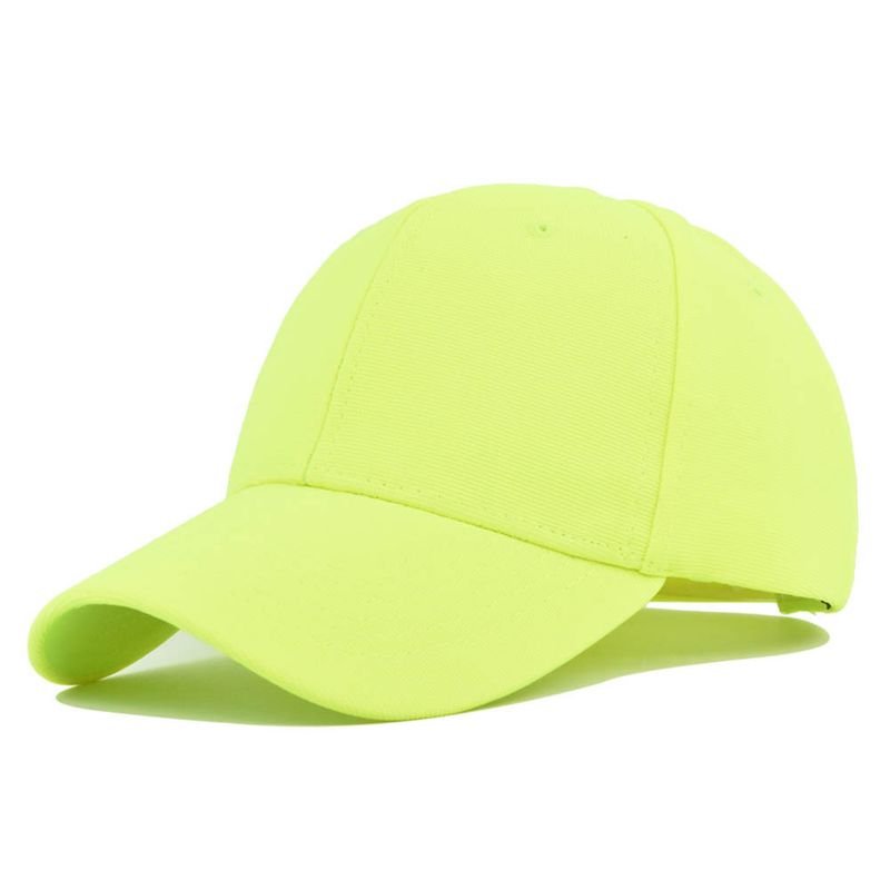 Unisex Solid Color Casual Custom Logo Baseball Cap