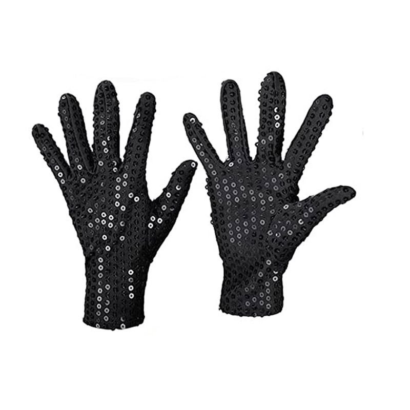 Women Fashion Stage Performance Sequin Gloves