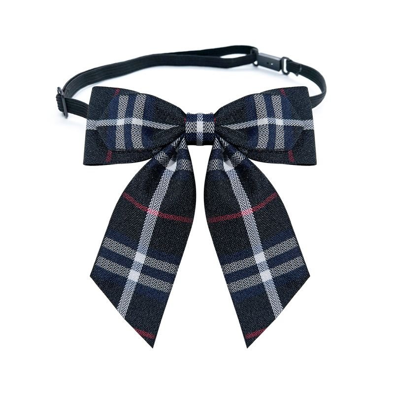 Men'S And Women'S Casual Fashion Plaid Stripe Jk Uniform Bow Tie