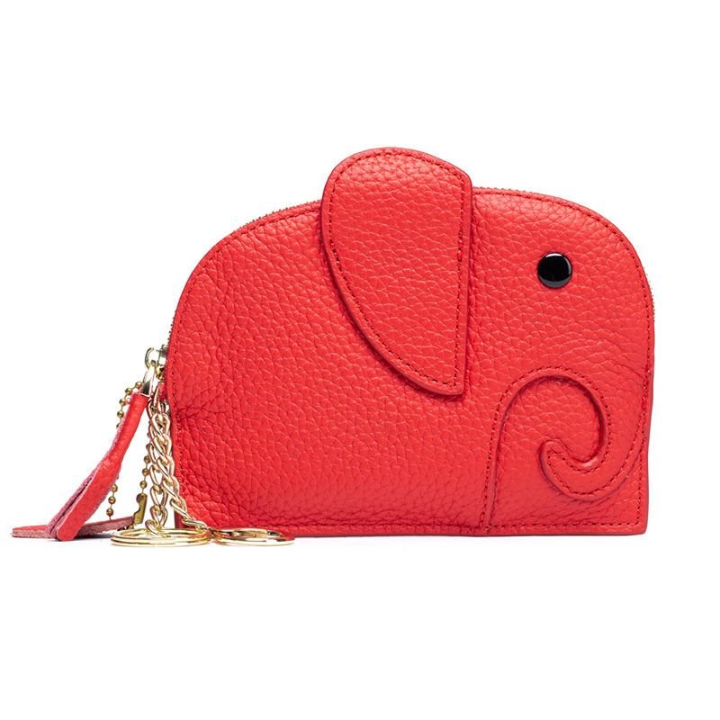 Elephant-shaped Cute Leather Coin Wallet