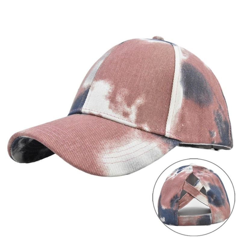 Unisex Fashion Tie-Dye Print Custom Baseball Cap