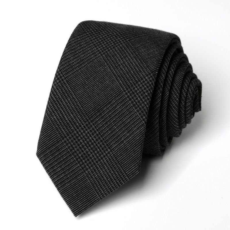 Men Fashion Monochrome Narrow Business Tie