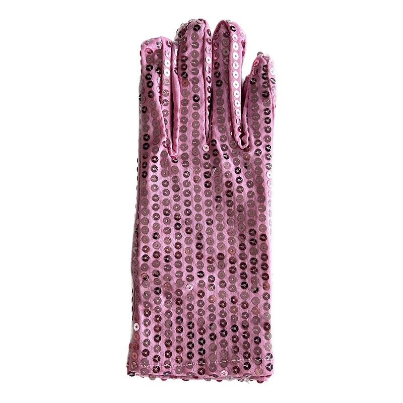 Women Fashion Stage Performance Sequin Gloves