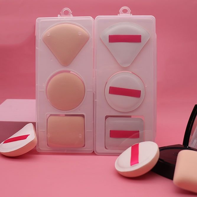 3Pcs/Set Geometric Shape Soft Puff Makeup Tool