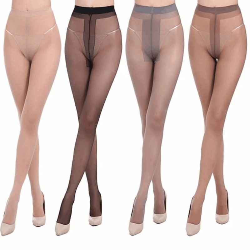 Women Fashion Sexy Core-Spun Silk Butterfly Pantyhose