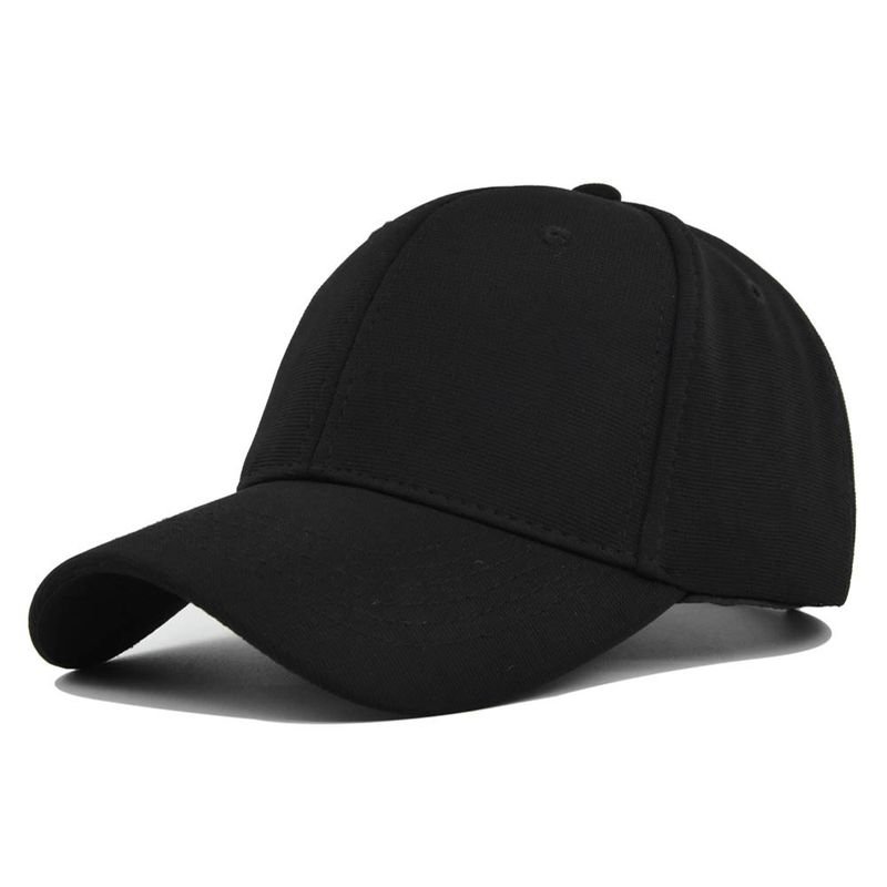 Unisex Solid Color Casual Custom Logo Baseball Cap