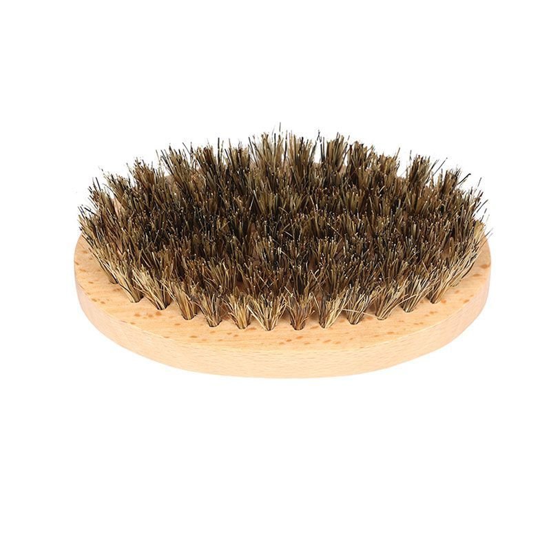 Professional Oval Shape Men Use Personal Care Moustache Brush