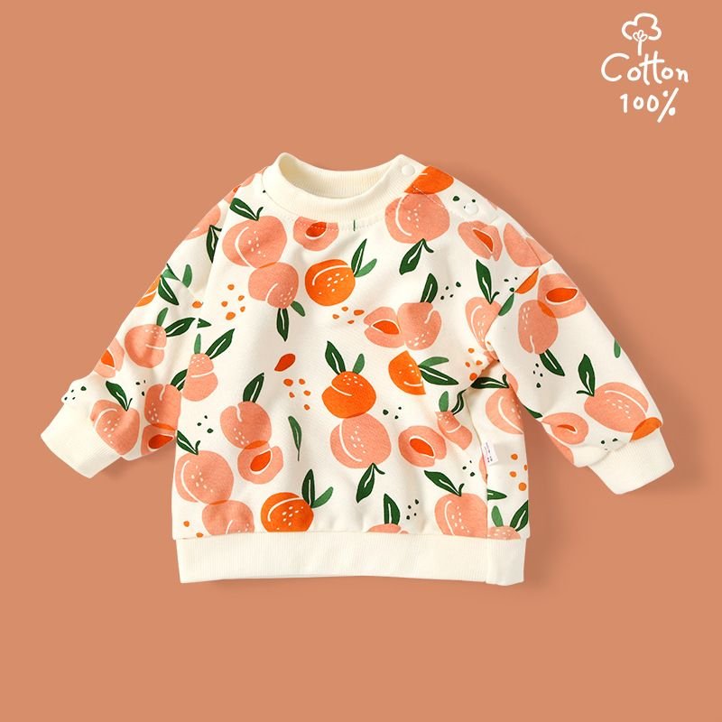 Kids Toddler Boys Girls Spring Autumn Casual Cute Cartoon Print Long Sleeve Sweatshirts