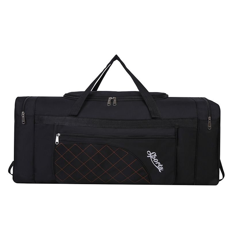 Men Leisure Sports Basic Alphabet Oxford Duffle Bag