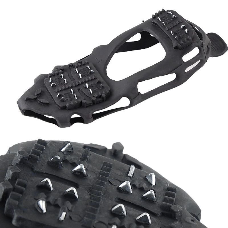 Outdoor Mountain Climbing Anti-Slip 24 Tooth TPE Material Anti-Slip Shoe Cover Accessories