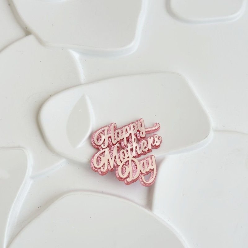 Double Layer Mother'S Day Mom Acrylic Cake Decoration