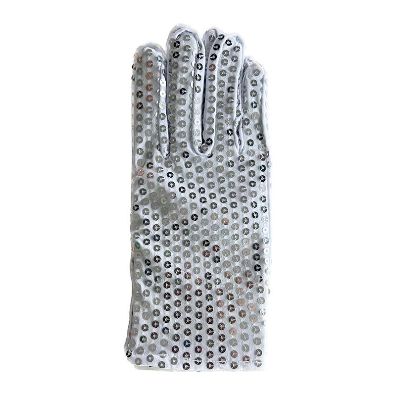 Women Fashion Stage Performance Sequin Gloves