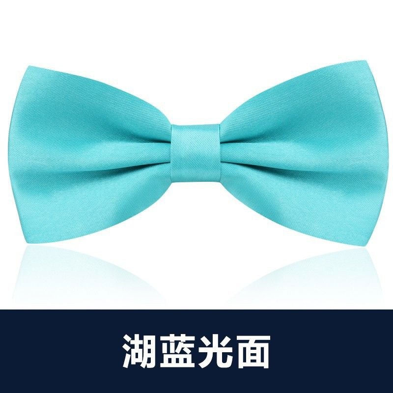 Men Simple British Style Business Dress Bow Tie