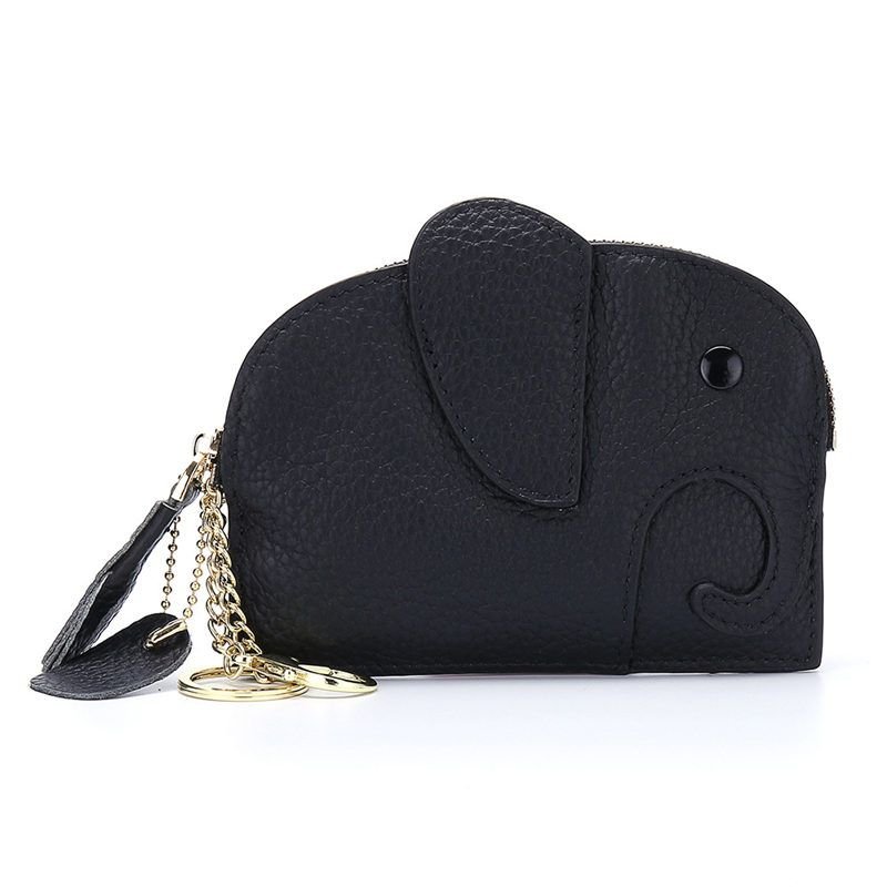 Elephant-shaped Cute Leather Coin Wallet