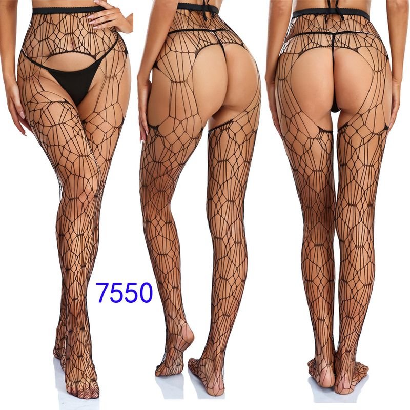 Women Fashion Sexy Sling Fishnet Jacquard Pantyhose